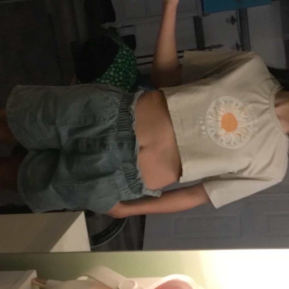 Shirt and shorts from SHEIN.